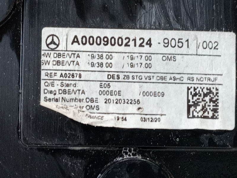 Recambio de mando multifuncion para mercedes-benz clase a sedán (v177) amg a 35 4-matic (177.151) referencia OEM IAM A0009002124