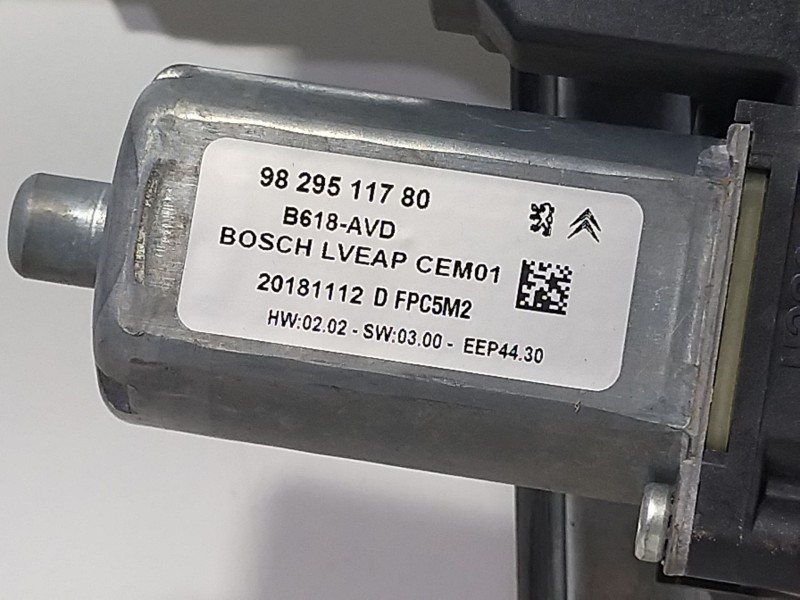 Recambio de motor elevalunas delantero derecho para citroën c3 / c3 origin iii (sx) 1.5 bluehdi 100 (sxyhyp, sxyhtu) referencia 