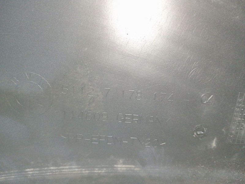 Recambio de paragolpes trasero para bmw serie 5 berlina (e60) 520d referencia OEM IAM 5112717817404  