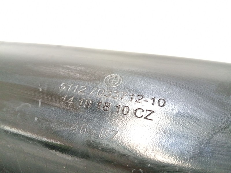 Recambio de refuerzo paragolpes trasero para bmw serie 5 berlina (e60) 520d referencia OEM IAM 51127033712  