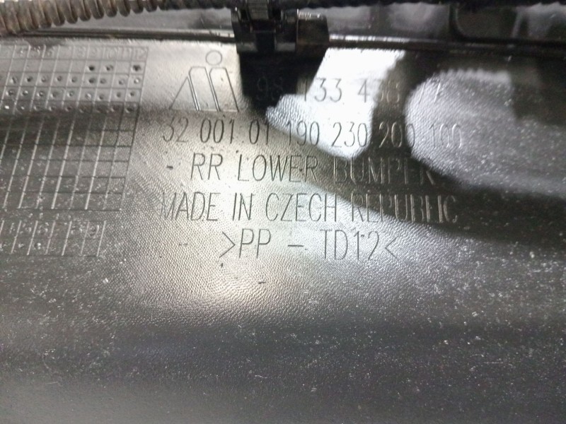 Recambio de spoiler paragolpes trasero para citroën c3 / c3 origin iii (sx) 1.5 bluehdi 100 (sxyhyp, sxyhtu) referencia OEM IAM 