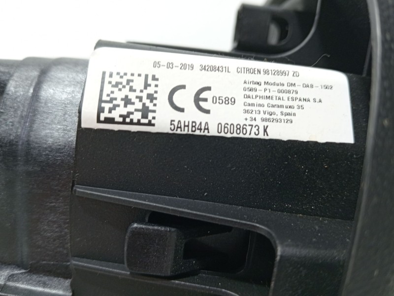 Recambio de kit airbag para citroën c3 / c3 origin iii (sx) 1.5 bluehdi 100 (sxyhyp, sxyhtu) referencia OEM IAM YHT(DV5RCF)YHY(D