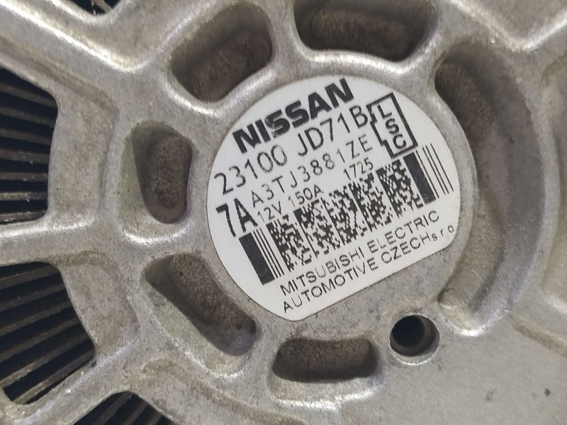 Recambio de alternador para nissan qashqai (j10) acenta referencia OEM IAM 23100JD  