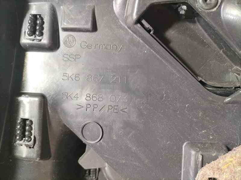 Recambio de guarnecido puerta trasera izquierda para volkswagen golf vi (5k1) advance referencia OEM IAM 5K6867211 82096 
