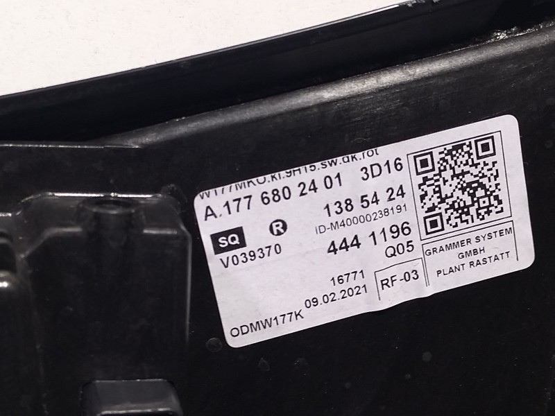 Recambio de moldura para mercedes-benz clase a sedán (v177) amg a 35 4-matic (177.151) referencia OEM IAM A1776802401  