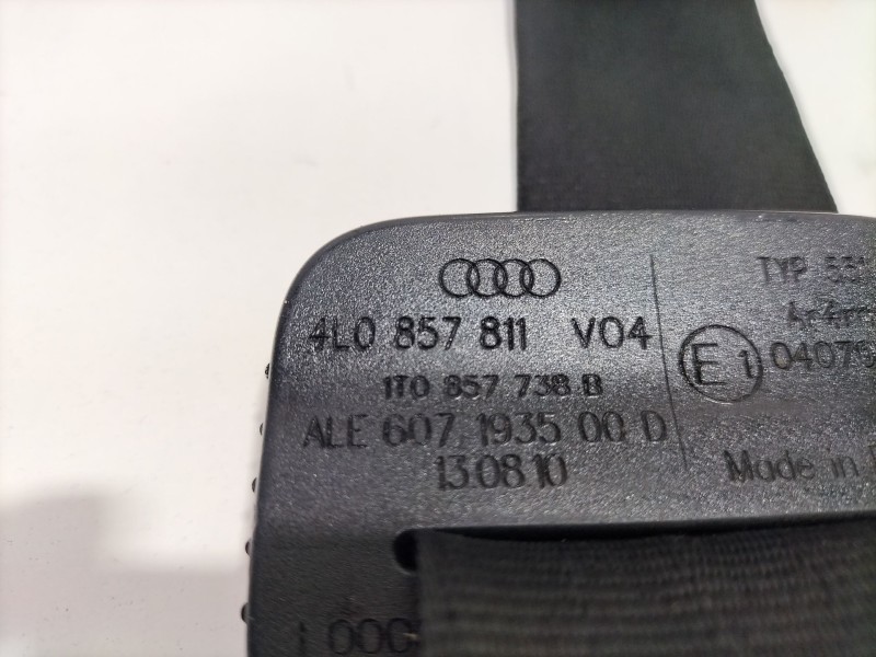 Recambio de cinturon seguridad trasero izquierdo para audi q7 (4l) 3.0 tdi v6 advance quattro (176kw) referencia OEM IAM 4L08578