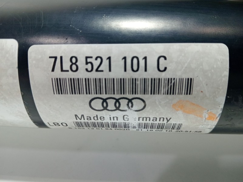 Recambio de transmision central delantera para audi q7 (4l) 3.0 tdi v6 advance quattro (176kw) referencia OEM IAM 7L8521101C  