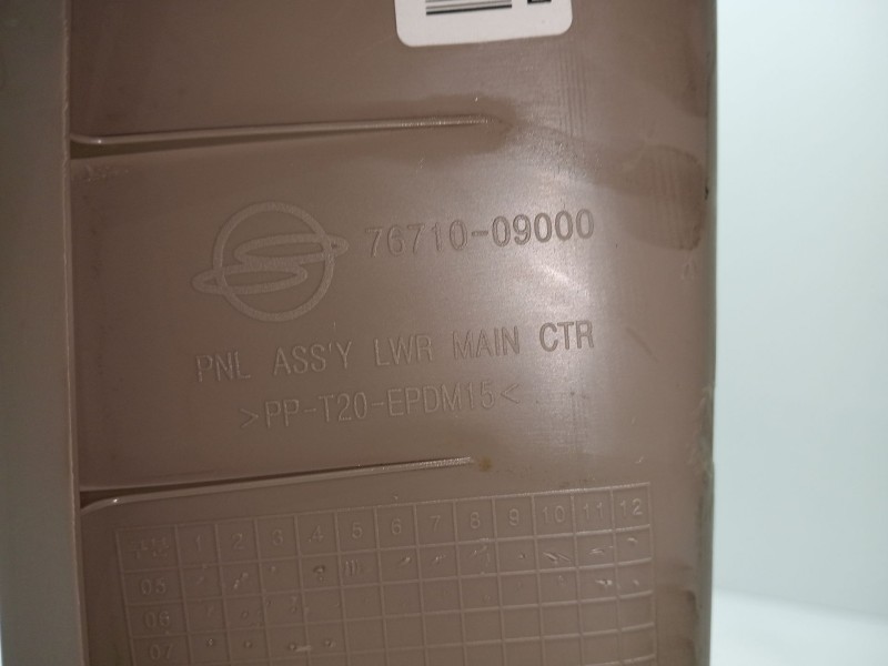 Recambio de moldura para ssangyong kyron 200 xdi limited referencia OEM IAM 7671009000  