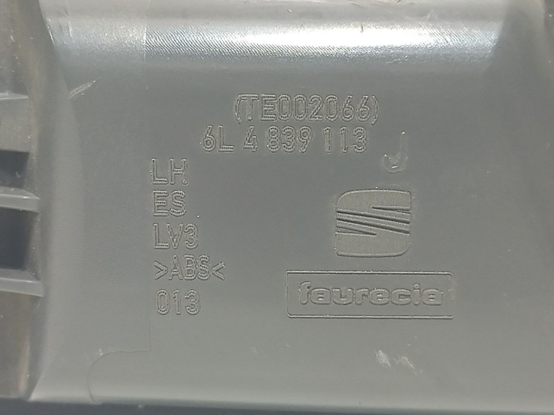 Recambio de maneta interior trasera izquierda para seat ibiza (6l1) stylance referencia OEM IAM 6L4839113  