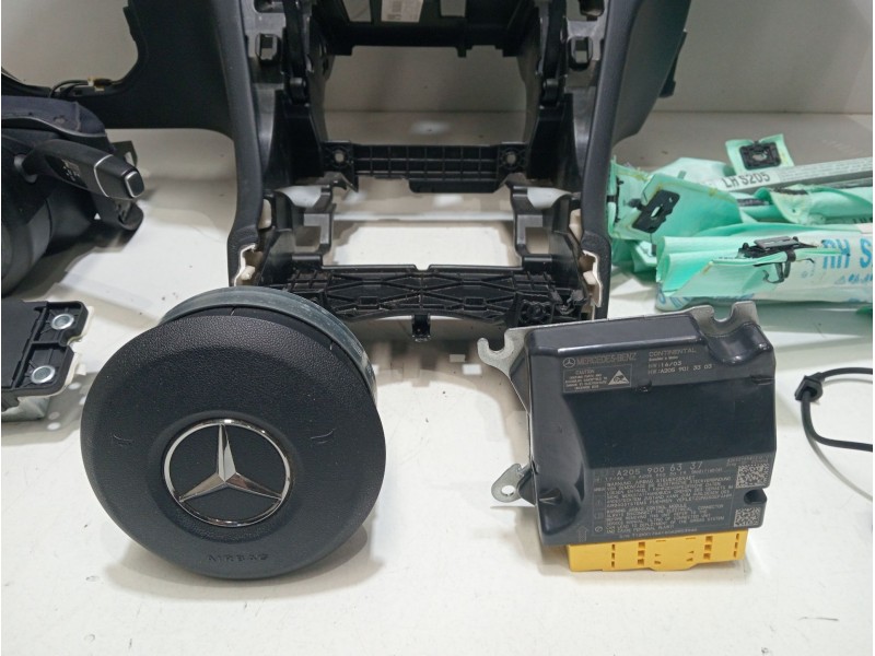 Recambio de kit airbag para mercedes-benz clase c (w205) familiar c 220 t d (205.214) referencia OEM IAM 654920  