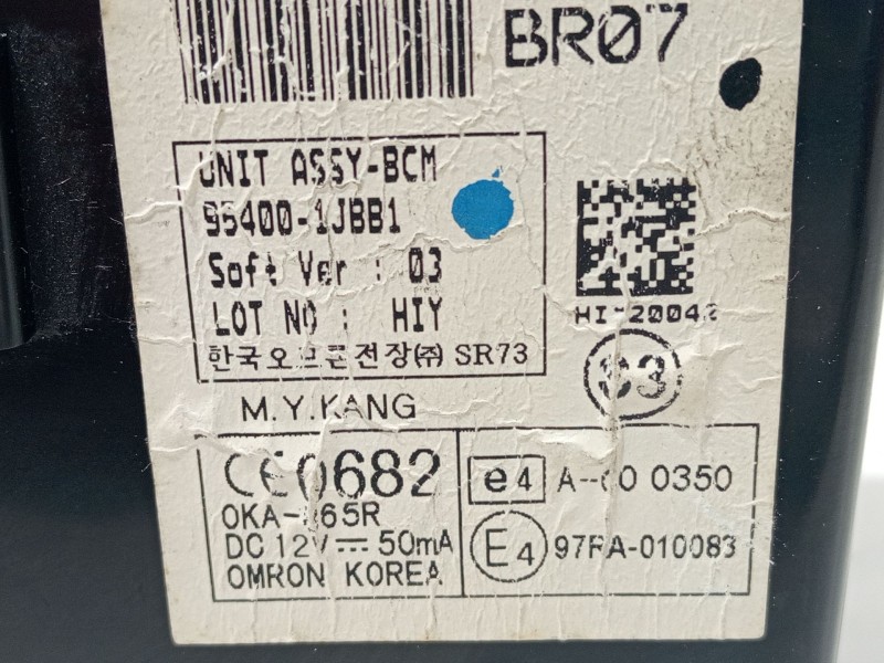 Recambio de modulo electronico para hyundai i20 i (pb, pbt) 1.2 referencia OEM IAM 954001JBB1  