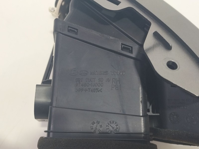 Recambio de aireador de salpicadero para hyundai i20 i (pb, pbt) 1.2 referencia OEM IAM 974801j000  