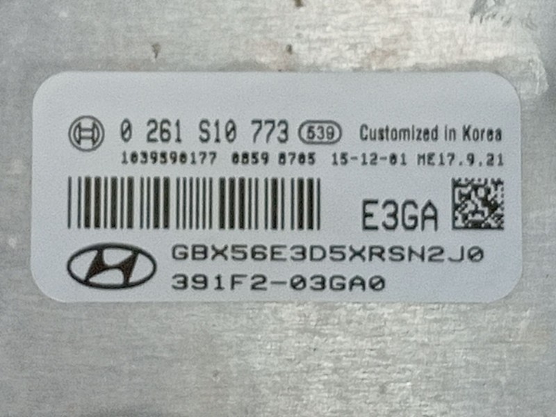 Recambio de centralita motor uce para hyundai i20 i (pb, pbt) 1.2 referencia OEM IAM 261s10773  