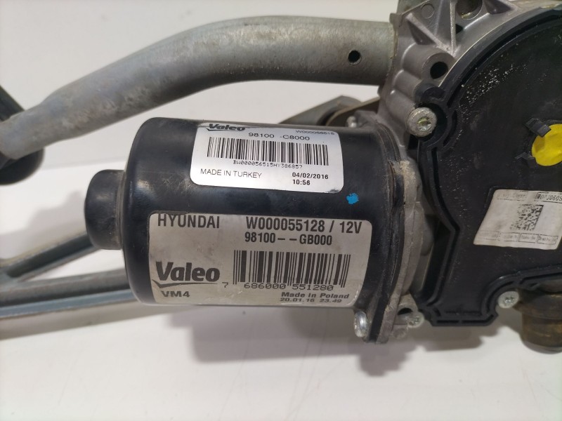 Recambio de motor limpia delantero para hyundai i20 ii (gb, ib) 1.2 referencia OEM IAM 98100C8000  