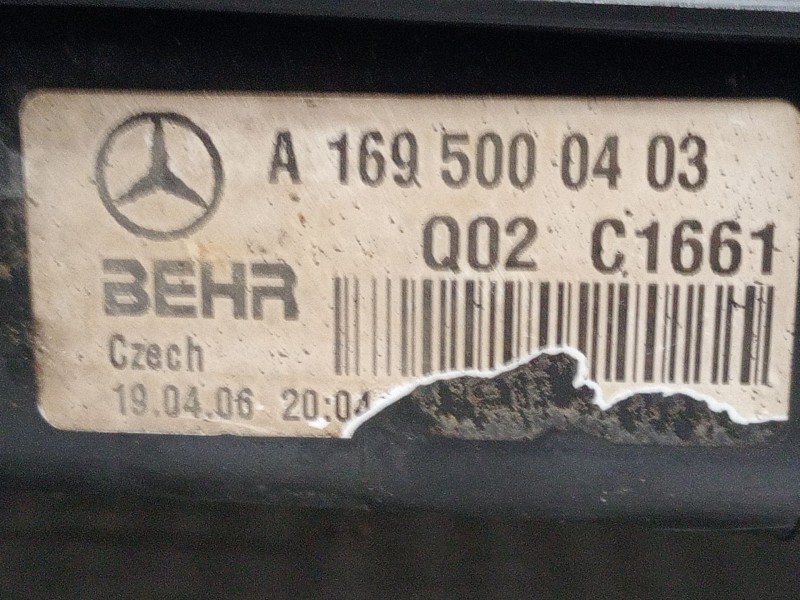 Recambio de radiador agua para mercedes-benz clase b sports tourer (w245) b 180 cdi (245.207) referencia OEM IAM 1695000403  