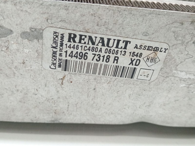 Recambio de intercooler para renault clio iv (bh_) 1.6 rs (bhj4, bhj6, bhmm) referencia OEM IAM 144967318R  