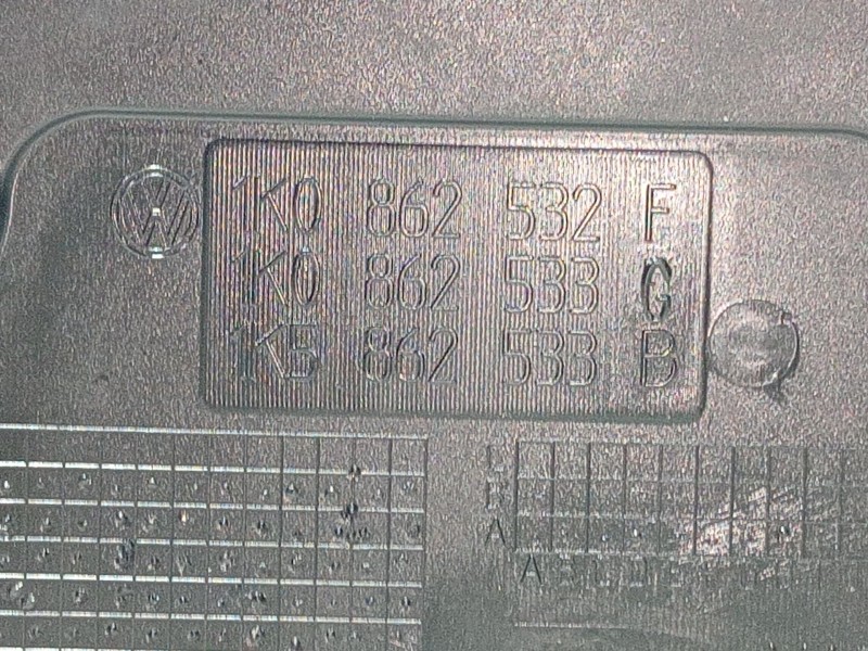 Recambio de moldura para volkswagen golf vi (5k1) 1.6 tdi referencia OEM IAM 1K0862532  