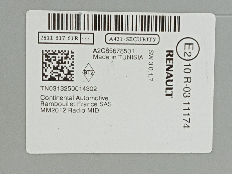 Recambio de modulo electronico para renault clio iv (bh_) 1.6 rs (bhj4, bhj6, bhmm) referencia OEM IAM   