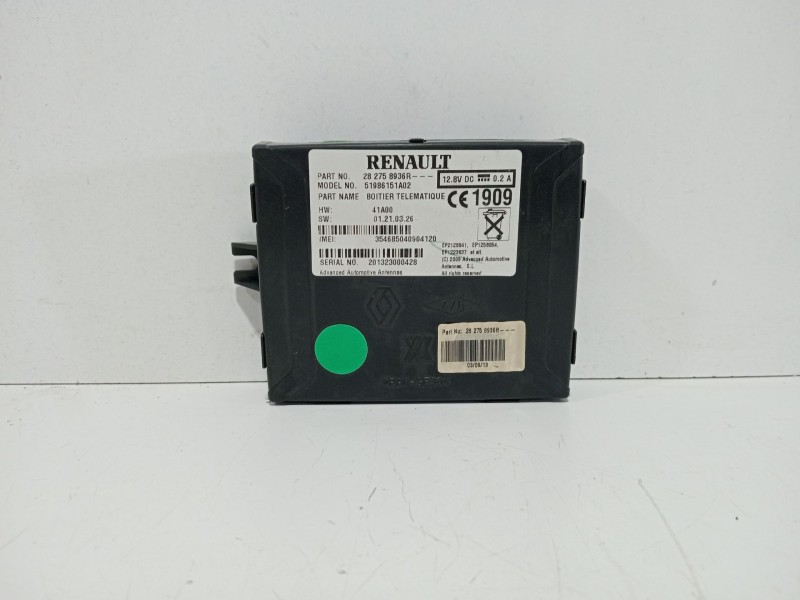 Recambio de modulo electronico para renault clio iv (bh_) 1.6 rs (bhj4, bhj6, bhmm) referencia OEM IAM 282758936R  