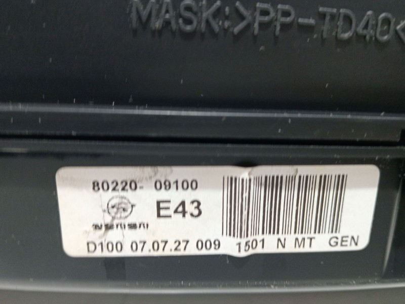 Recambio de cuadro instrumentos para ssangyong kyron 200 xdi limited referencia OEM IAM 8022909100  