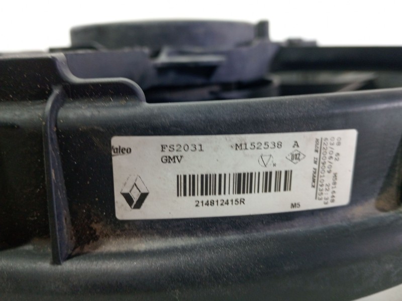 Recambio de electroventilador para renault grand scénic iii (jz0/1_) 1.6 dci (jz00, jz12) referencia OEM IAM 214812415R  