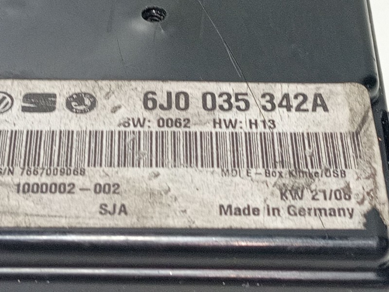 Recambio de modulo electronico para seat ibiza iv (6j5, 6p1) 1.9 tdi referencia OEM IAM 6J0035342A  