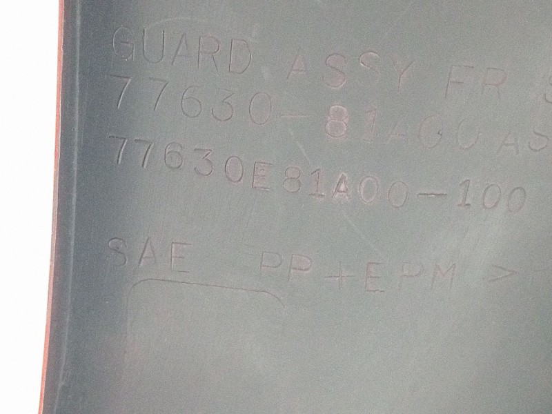 Recambio de aletin delantero izquierdo para suzuki jimny sn (fj) hard top pepe jeans referencia OEM IAM 77630E81A00100  