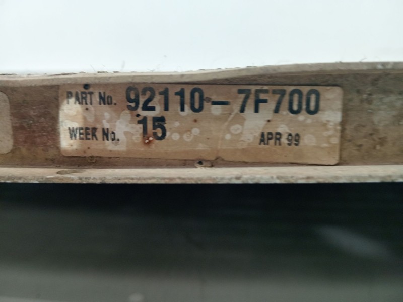 Recambio de radiador calefaccion / aire acondicionado para nissan terrano ii (r20) 2.7 tdi 4wd referencia OEM IAM 921107F700  