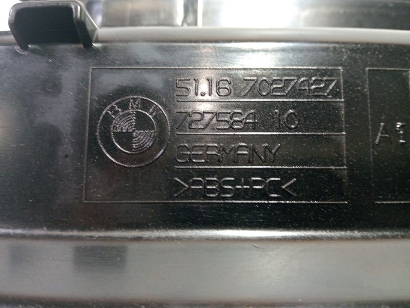 Recambio de moldura para bmw 7 (e65, e66, e67) 745 d referencia OEM IAM 51167027427  