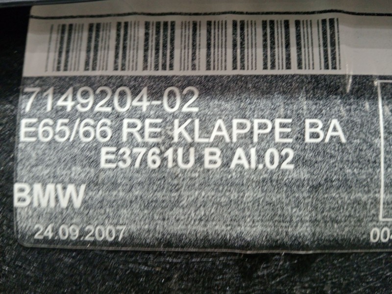 Recambio de moldura para bmw 7 (e65, e66, e67) 745 d referencia OEM IAM 714920402  