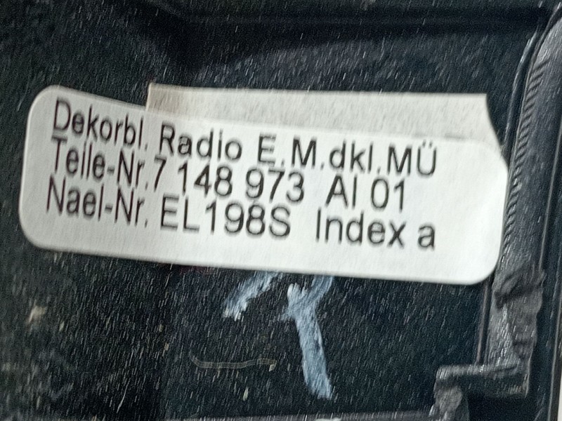 Recambio de moldura para bmw 7 (e65, e66, e67) 745 d referencia OEM IAM 7148973  