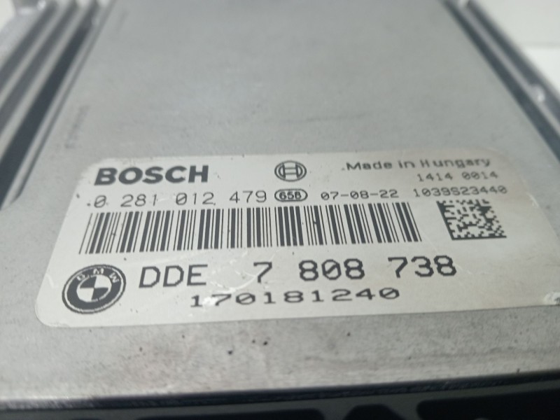 Recambio de centralita motor uce para bmw 7 (e65, e66, e67) 745 d referencia OEM IAM 7808738  