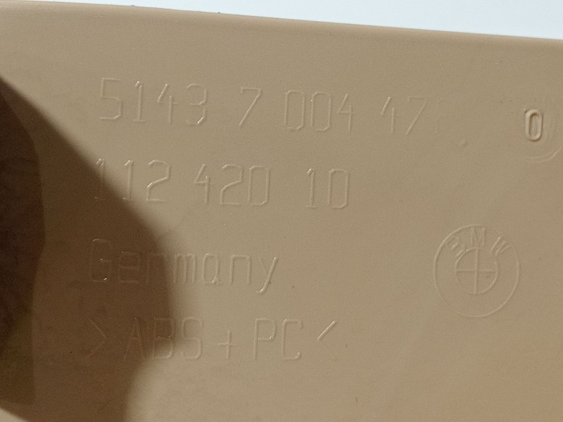 Recambio de moldura para bmw 7 (e65, e66, e67) 745 d referencia OEM IAM 5143700447  