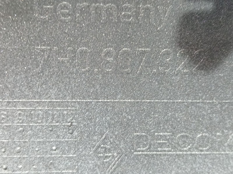 Recambio de moldura para volkswagen transporter t5 autobús (7hb, 7hj, 7eb, 7ej) 2.5 tdi referencia OEM IAM 7H0897322  