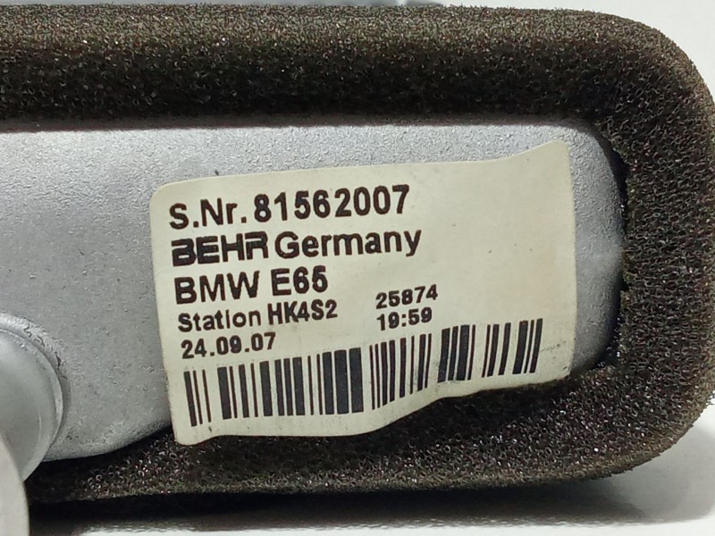 Recambio de radiador calefaccion / aire acondicionado para bmw 7 (e65, e66, e67) 745 d referencia OEM IAM 81562007  