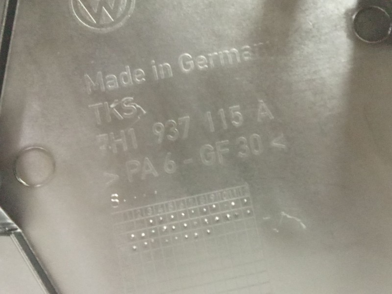 Recambio de moldura para volkswagen transporter t5 autobús (7hb, 7hj, 7eb, 7ej) 2.5 tdi referencia OEM IAM 7H1937115  