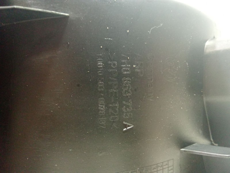 Recambio de moldura para volkswagen transporter t5 autobús (7hb, 7hj, 7eb, 7ej) 2.5 tdi referencia OEM IAM 7H0863735  