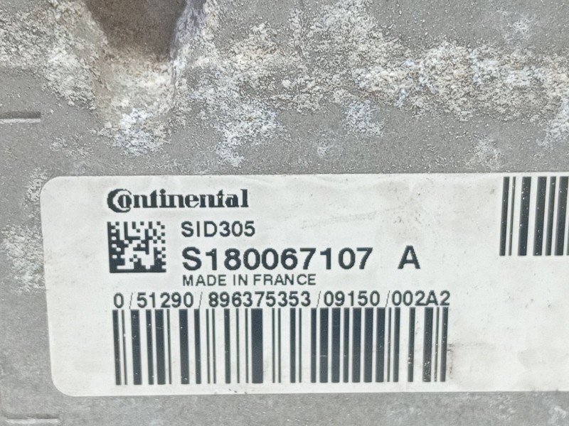 Recambio de centralita motor uce para renault scenic iii 1.5 dci diesel fap referencia OEM IAM s180067107  