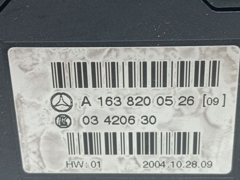 Recambio de mando multifuncion para mercedes-benz clase m (w163) ml 270 cdi (163.113) referencia OEM IAM A1638200526  