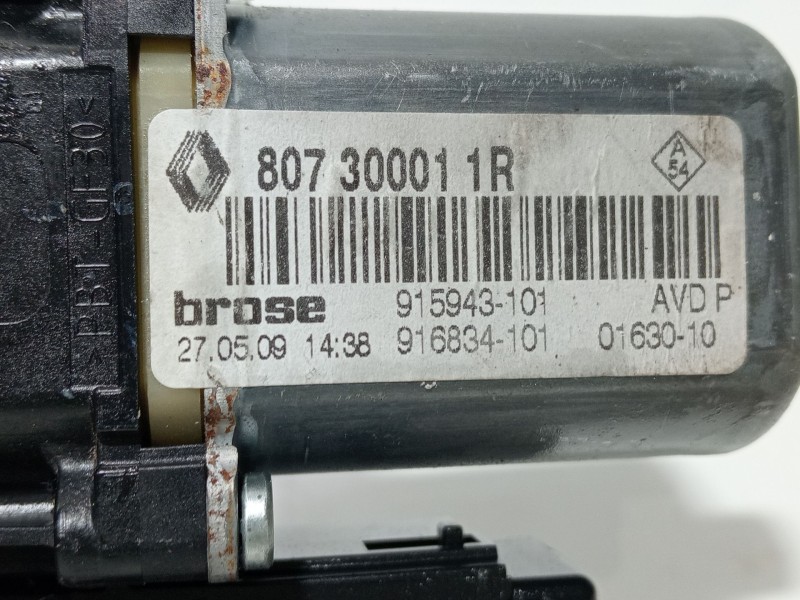 Recambio de motor elevalunas delantero derecho para renault grand scénic iii (jz0/1_) 1.5 dci referencia OEM IAM 80730001R  