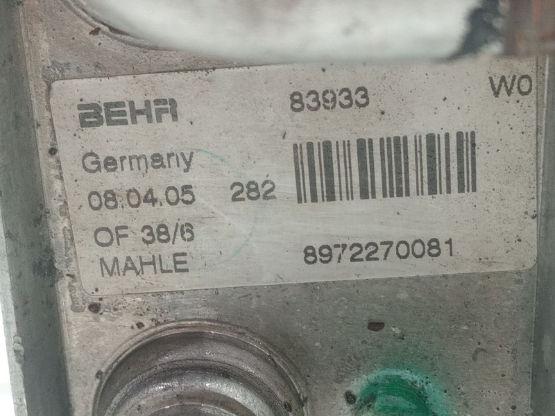 Recambio de enfriador aceite motor para opel astra h (a04) 1.7 cdti (l48) referencia OEM IAM 8972270081  