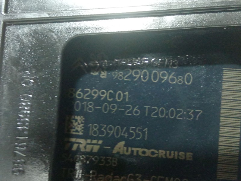 Recambio de modulo electronico para citroën c4 spacetourer (3d_) 1.5 bluehdi 130 referencia OEM IAM 9829009680  