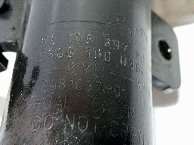 Recambio de amortiguador delantero derecho para citroën c4 spacetourer (3d_) 1.5 bluehdi 130 referencia OEM IAM 9810539780  