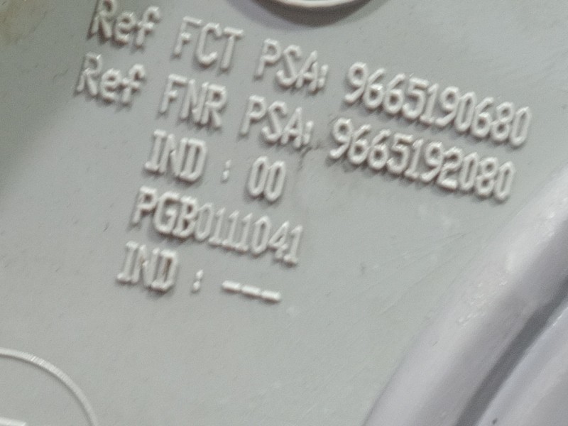 Recambio de tapacubos para peugeot expert tepee (vf3x_) 2.0 hdi 120 referencia OEM IAM 9665190680  