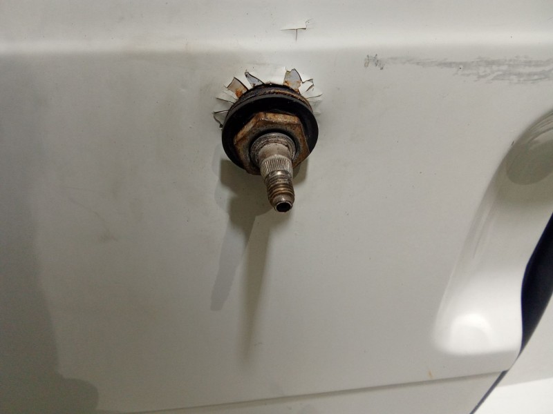 Recambio de porton trasero izquierdo para volkswagen t4 transporter/furgoneta (mod. 1991) caja cerrada referencia OEM IAM 701827