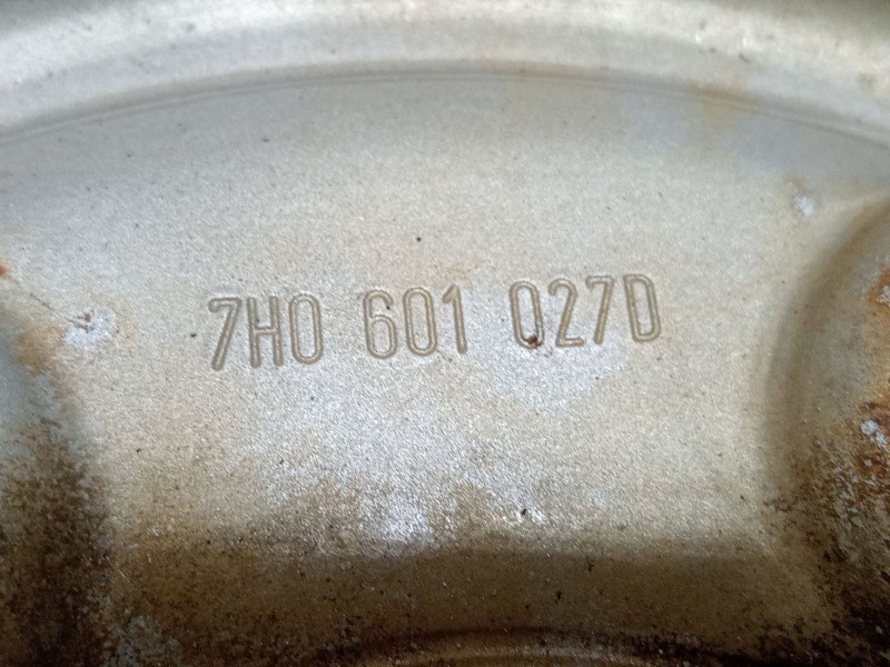 Recambio de llanta para volkswagen transporter t5 autobús (7hb, 7hj, 7eb, 7ej) 2.5 tdi referencia OEM IAM 7H0601027D  