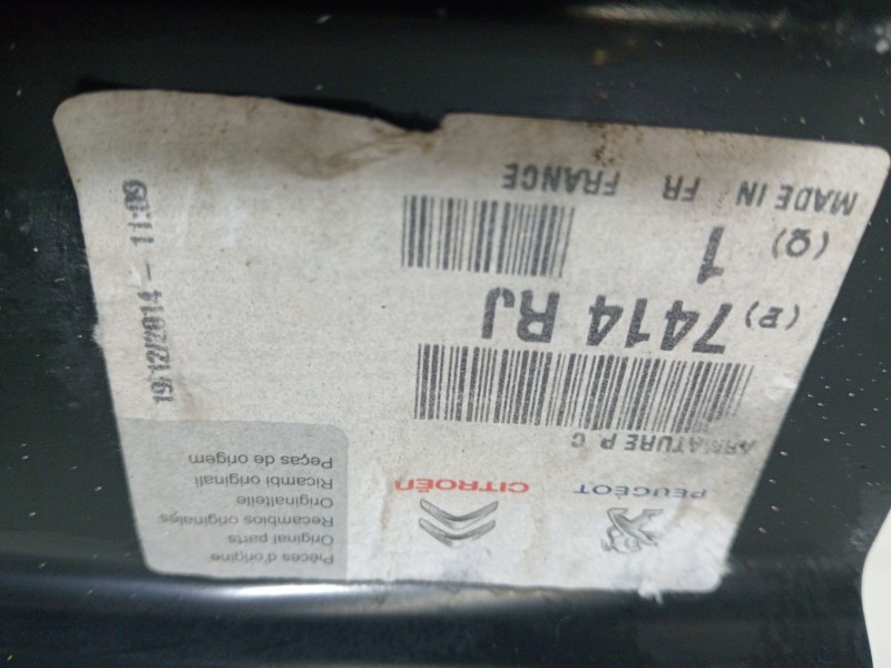 Recambio de refuerzo paragolpes trasero para peugeot expert tepee (vf3x_) 2.0 hdi 120 referencia OEM IAM   