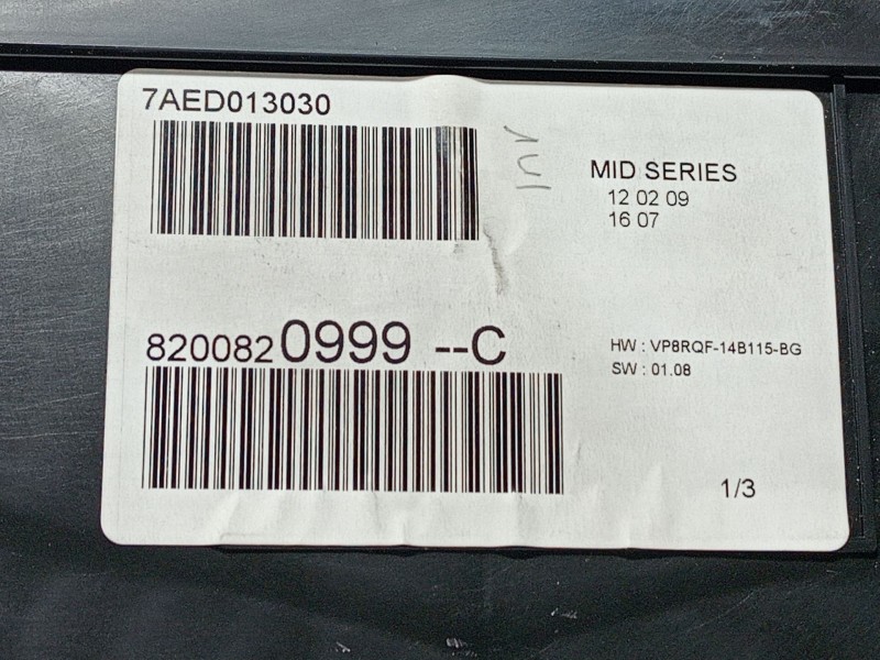 Recambio de cuadro instrumentos para renault clio iii (br0/1, cr0/1) 1.2 16v (br02, br0j, br11, cr02, cr0j, cr11) referencia OEM