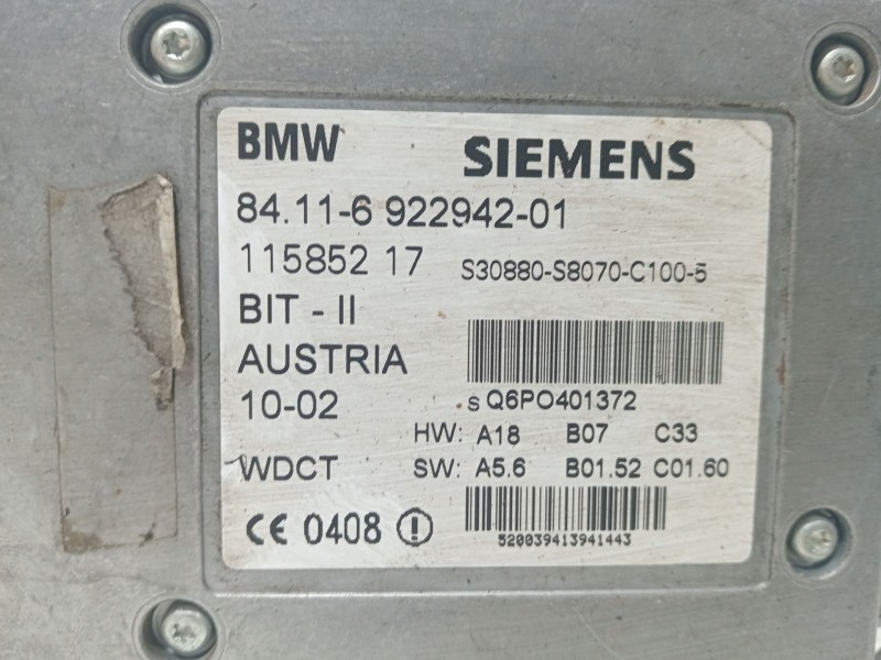 Recambio de modulo electronico para land rover range rover iii (l322) 4.4 4x4 referencia OEM IAM 92294201  