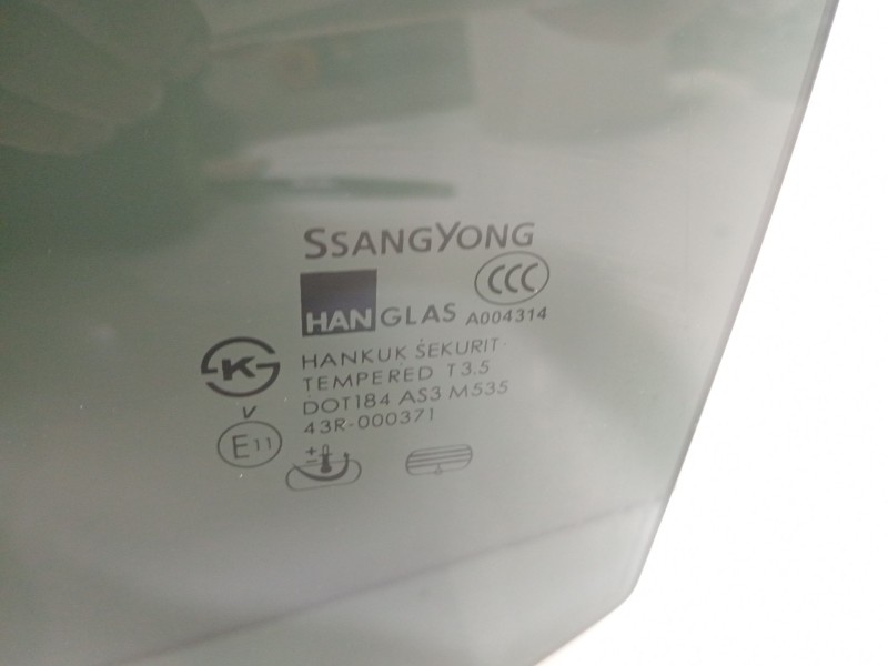 Recambio de luna trasera izquierda para ssangyong kyron 200 xdi limited referencia OEM IAM KYRON200XdiLimited2005-2011  